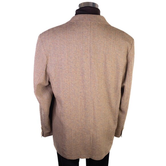 TerritoryAhead Mens Blazer Sport Coat Three Button Casual Jacket 44R Silk Suits - Picture 8 of 12